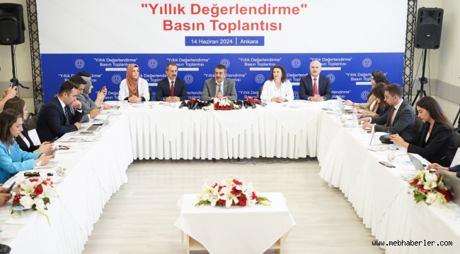 BAKAN TEKİN, "YILLIK DEĞERLENDİRME BASIN TOPLANTISI" DÜZENLEDİ